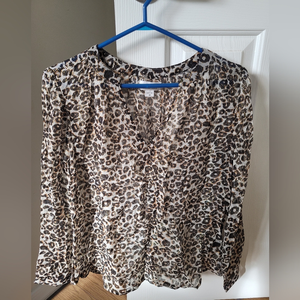 Leopard Print Women's Top